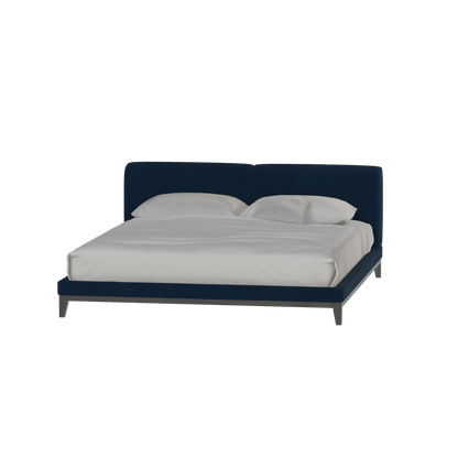 Infinity Upholstered Double Bed with Elegant Headboard
