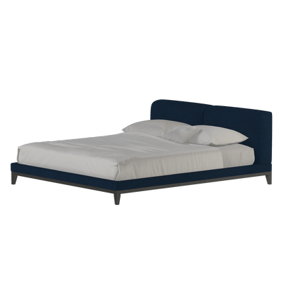 Infinity Upholstered Double Bed with Elegant Headboard