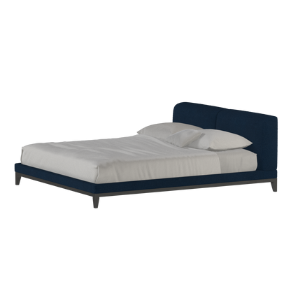 Infinity Upholstered Double Bed with Elegant Headboard