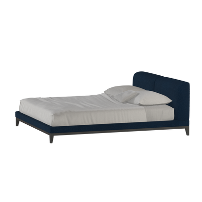 Infinity Upholstered Double Bed with Elegant Headboard