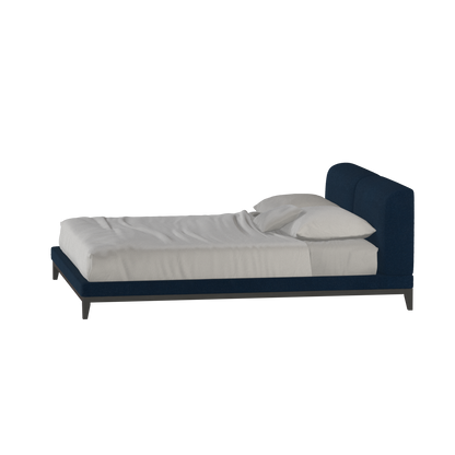 Infinity Upholstered Double Bed with Elegant Headboard