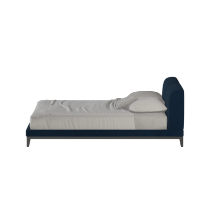 Infinity Upholstered Double Bed with Elegant Headboard