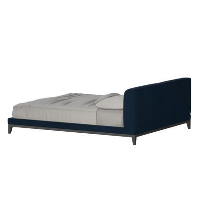 Infinity Upholstered Double Bed with Elegant Headboard