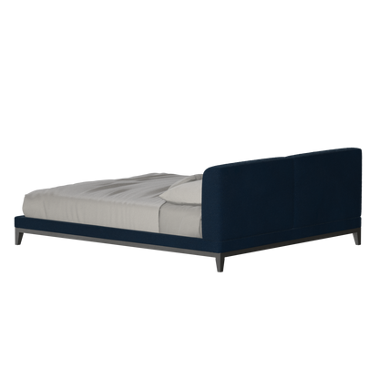 Infinity Upholstered Double Bed with Elegant Headboard