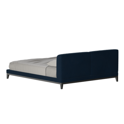 Infinity Upholstered Double Bed with Elegant Headboard