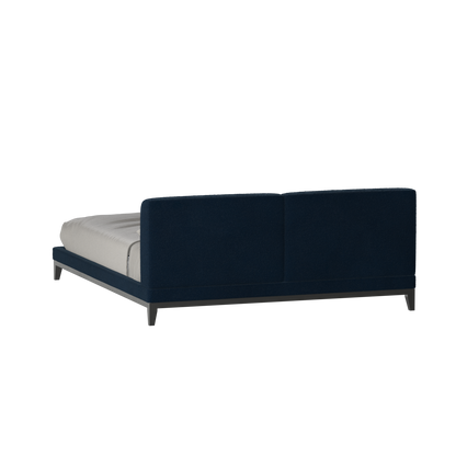 Infinity Upholstered Double Bed with Elegant Headboard