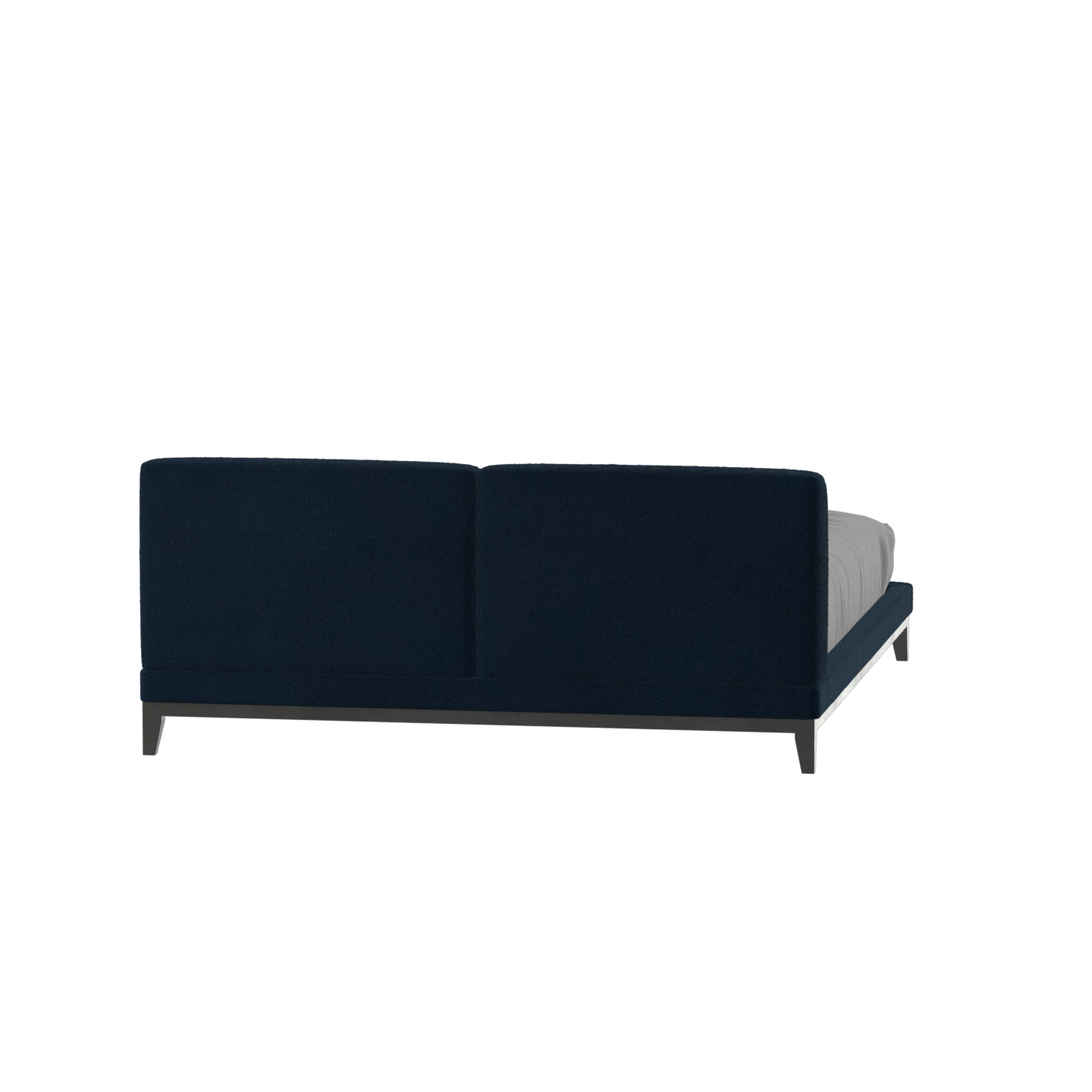 Infinity Upholstered Double Bed with Elegant Headboard