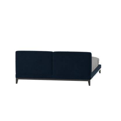 Infinity Upholstered Double Bed with Elegant Headboard