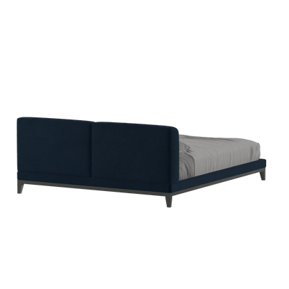 Infinity Upholstered Double Bed with Elegant Headboard