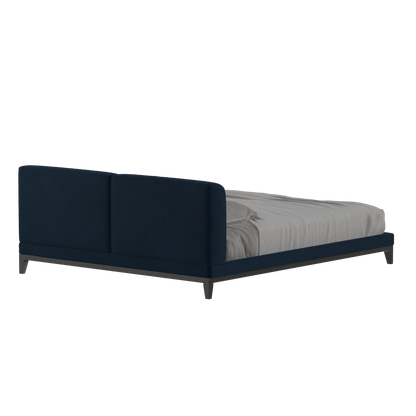 Infinity Upholstered Double Bed with Elegant Headboard