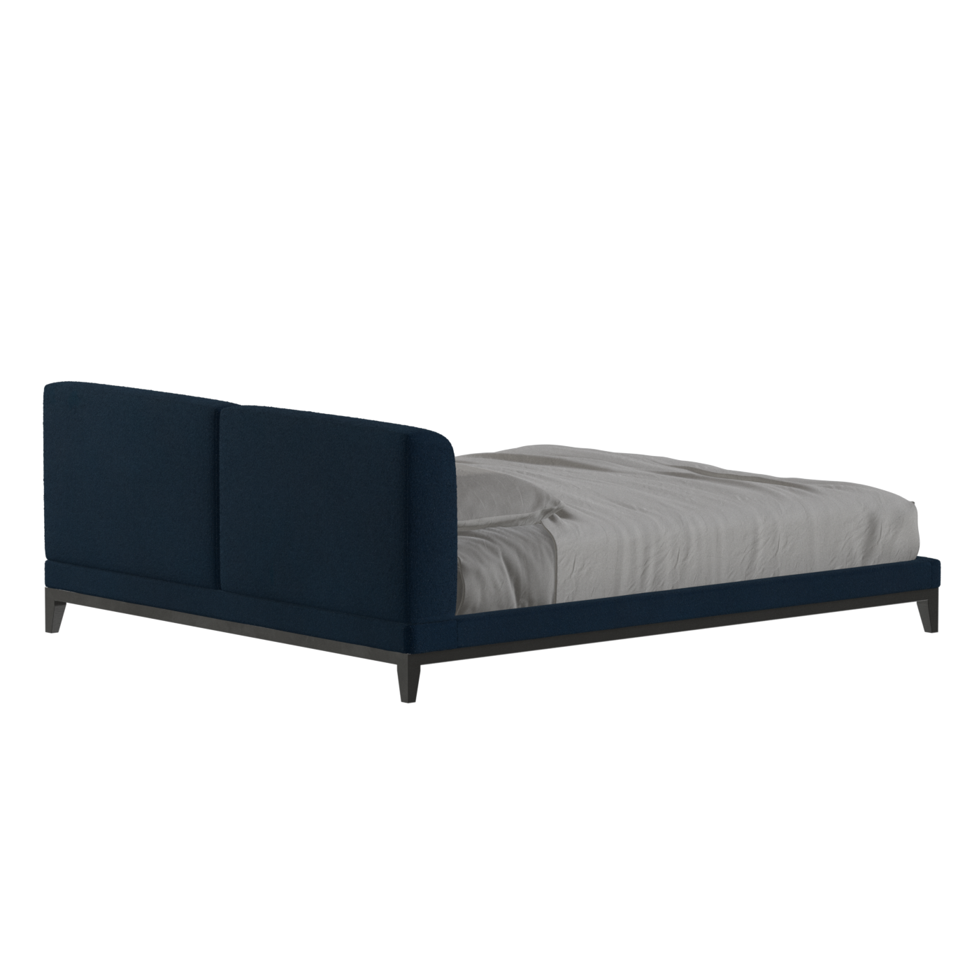 Infinity Upholstered Double Bed with Elegant Headboard