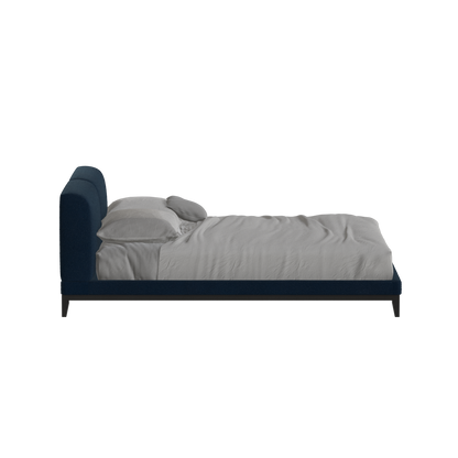 Infinity Upholstered Double Bed with Elegant Headboard