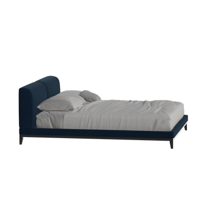 Infinity Upholstered Double Bed with Elegant Headboard