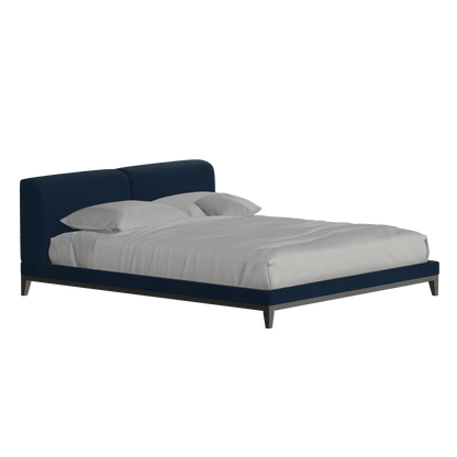 Infinity Upholstered Double Bed with Elegant Headboard