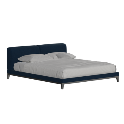 Infinity Upholstered Double Bed with Elegant Headboard