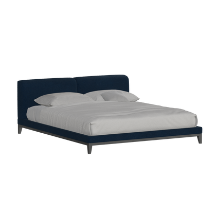 Infinity Upholstered Double Bed with Elegant Headboard
