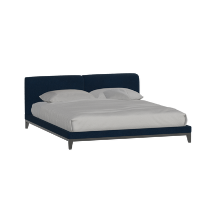 Infinity Upholstered Double Bed with Elegant Headboard