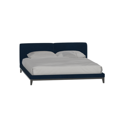 Infinity Upholstered Double Bed with Elegant Headboard