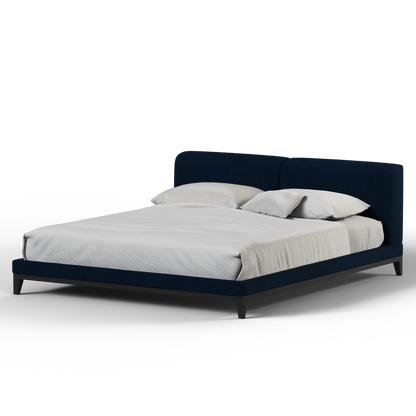 Infinity Upholstered Double Bed with Elegant Headboard