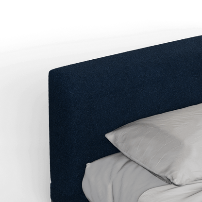 Infinity Upholstered Double Bed with Elegant Headboard