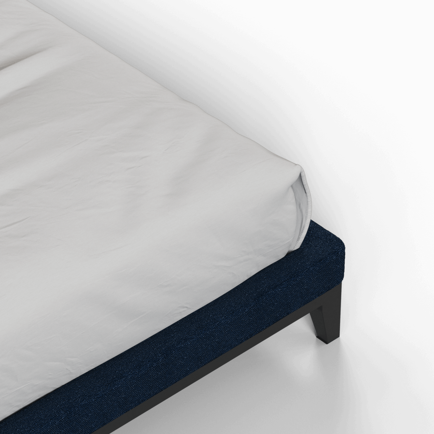 Infinity Upholstered Double Bed with Elegant Headboard