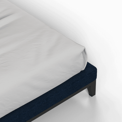 Infinity Upholstered Double Bed with Elegant Headboard