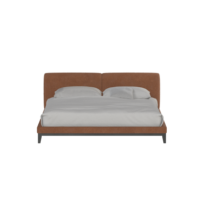 Infinity Upholstered Double Bed with Elegant Headboard