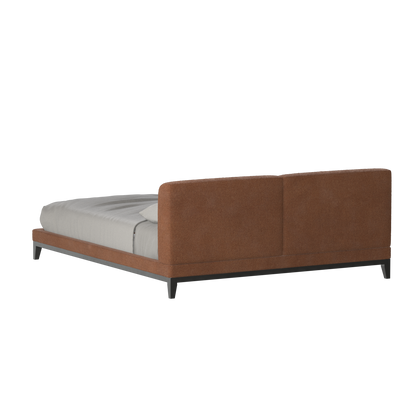 Infinity Upholstered Double Bed with Elegant Headboard