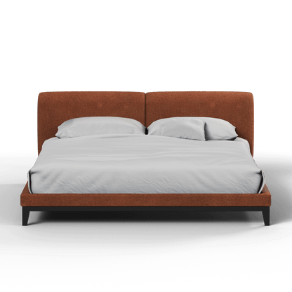 Infinity Upholstered Double Bed with Elegant Headboard