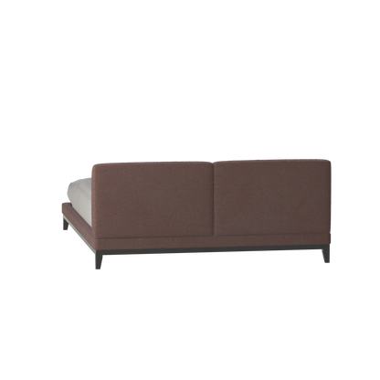 Lit double rembourré Infinity avec tête de lit élégante