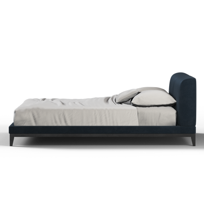 Infinity Upholstered Double Bed with Elegant Headboard