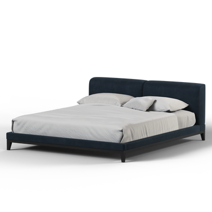 Infinity Upholstered Double Bed with Elegant Headboard