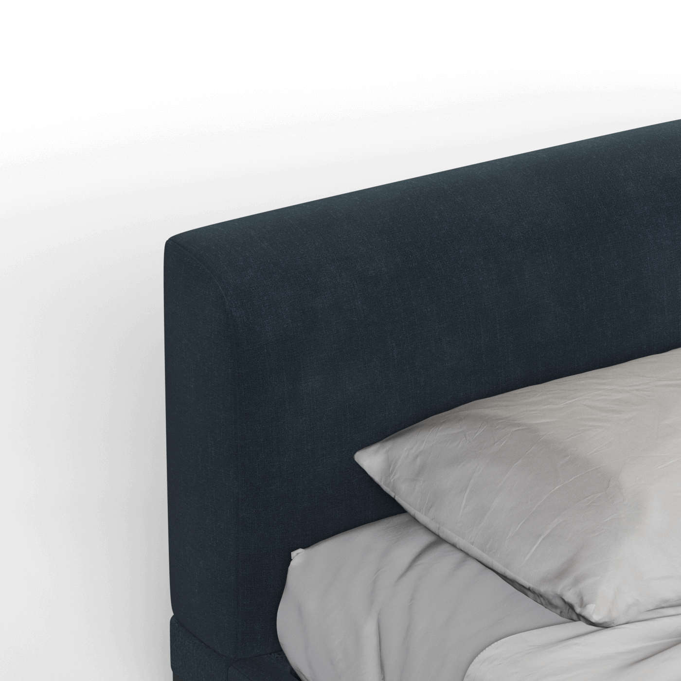 Infinity Upholstered Double Bed with Elegant Headboard