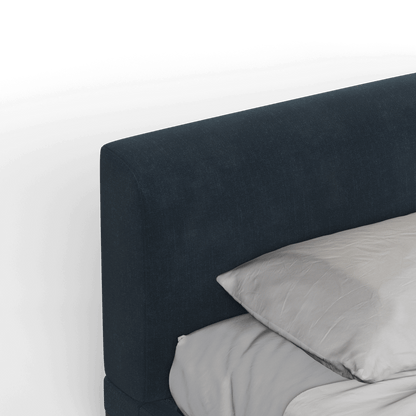 Infinity Upholstered Double Bed with Elegant Headboard