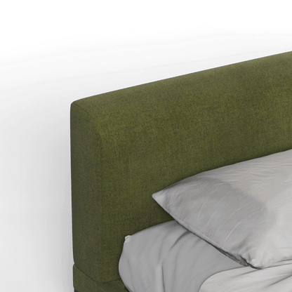 Infinity Upholstered Double Bed with Elegant Headboard