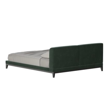 Infinity Upholstered Double Bed with Elegant Headboard