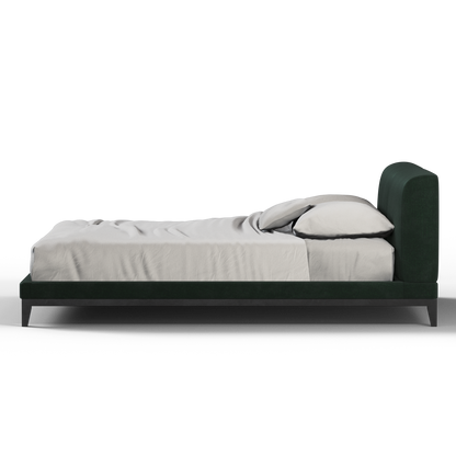 Infinity Upholstered Double Bed with Elegant Headboard