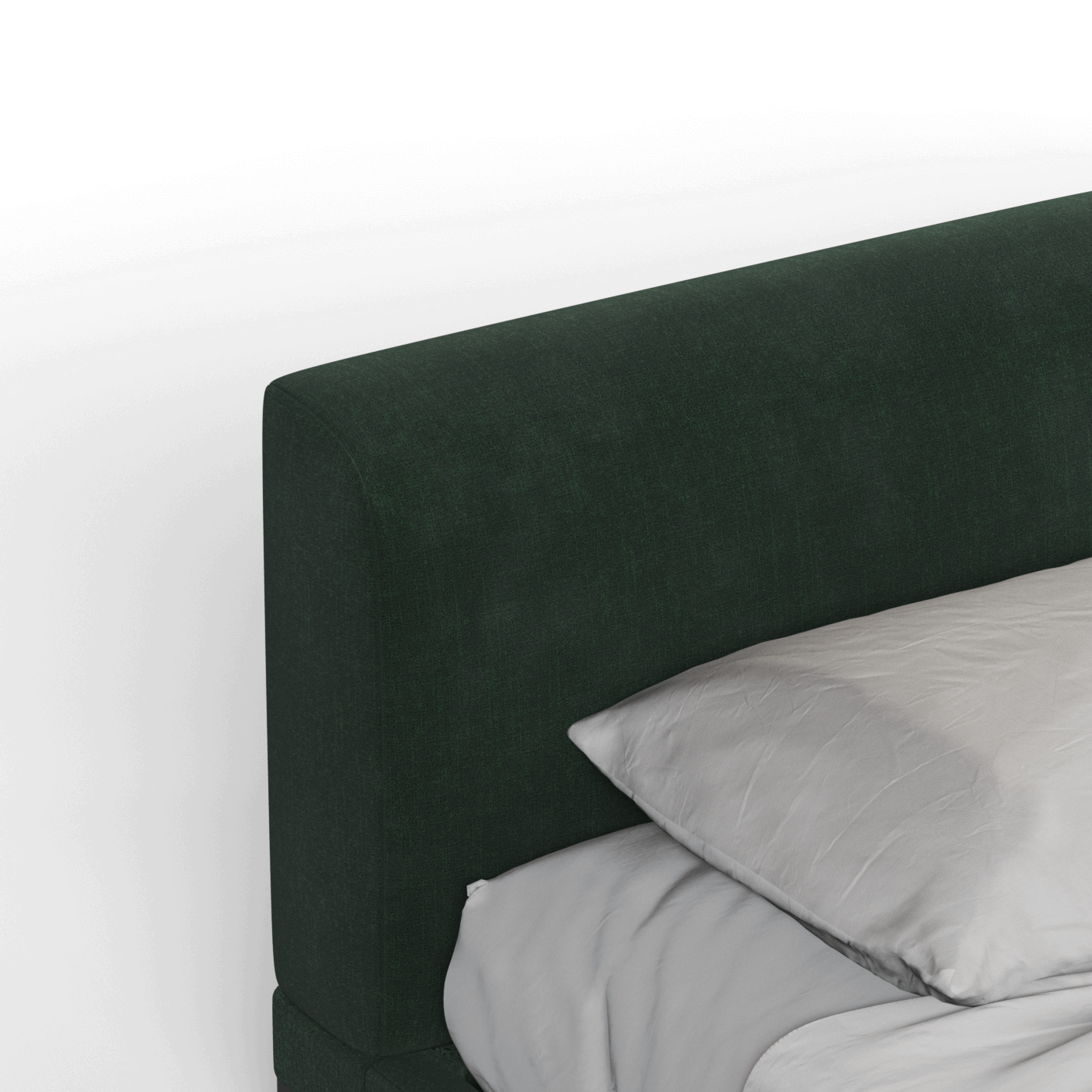 Infinity Upholstered Double Bed with Elegant Headboard