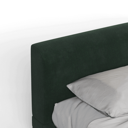 Infinity Upholstered Double Bed with Elegant Headboard