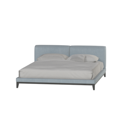 Infinity Upholstered Double Bed with Elegant Headboard