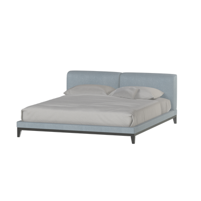 Infinity Upholstered Double Bed with Elegant Headboard