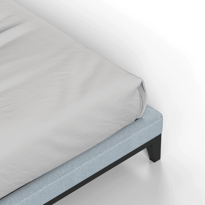 Infinity Upholstered Double Bed with Elegant Headboard