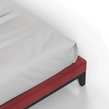 Infinity Upholstered Double Bed with Elegant Headboard