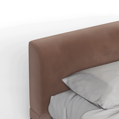 Infinity Upholstered Double Bed with Elegant Headboard