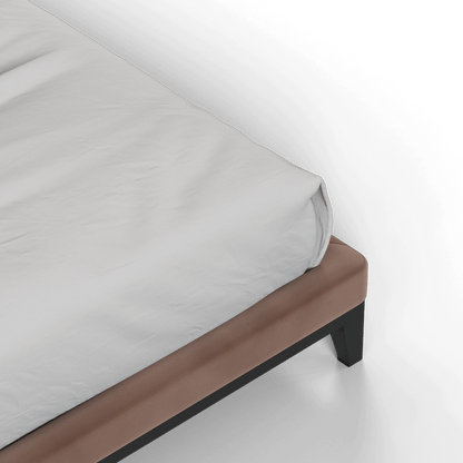 Infinity Upholstered Double Bed with Elegant Headboard