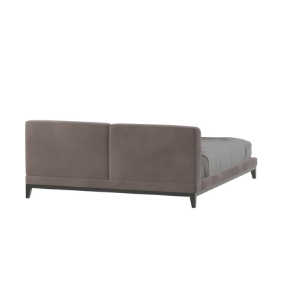 Infinity Upholstered Double Bed with Elegant Headboard