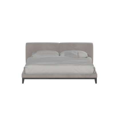 Infinity Upholstered Double Bed with Elegant Headboard