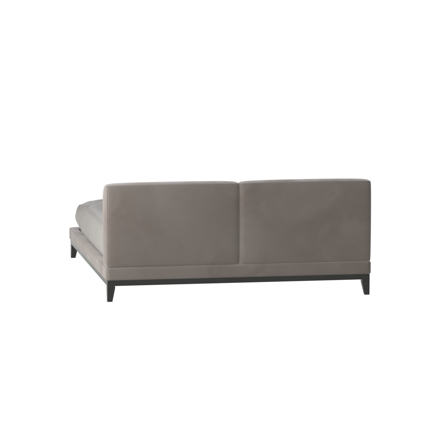 Infinity Upholstered Double Bed with Elegant Headboard