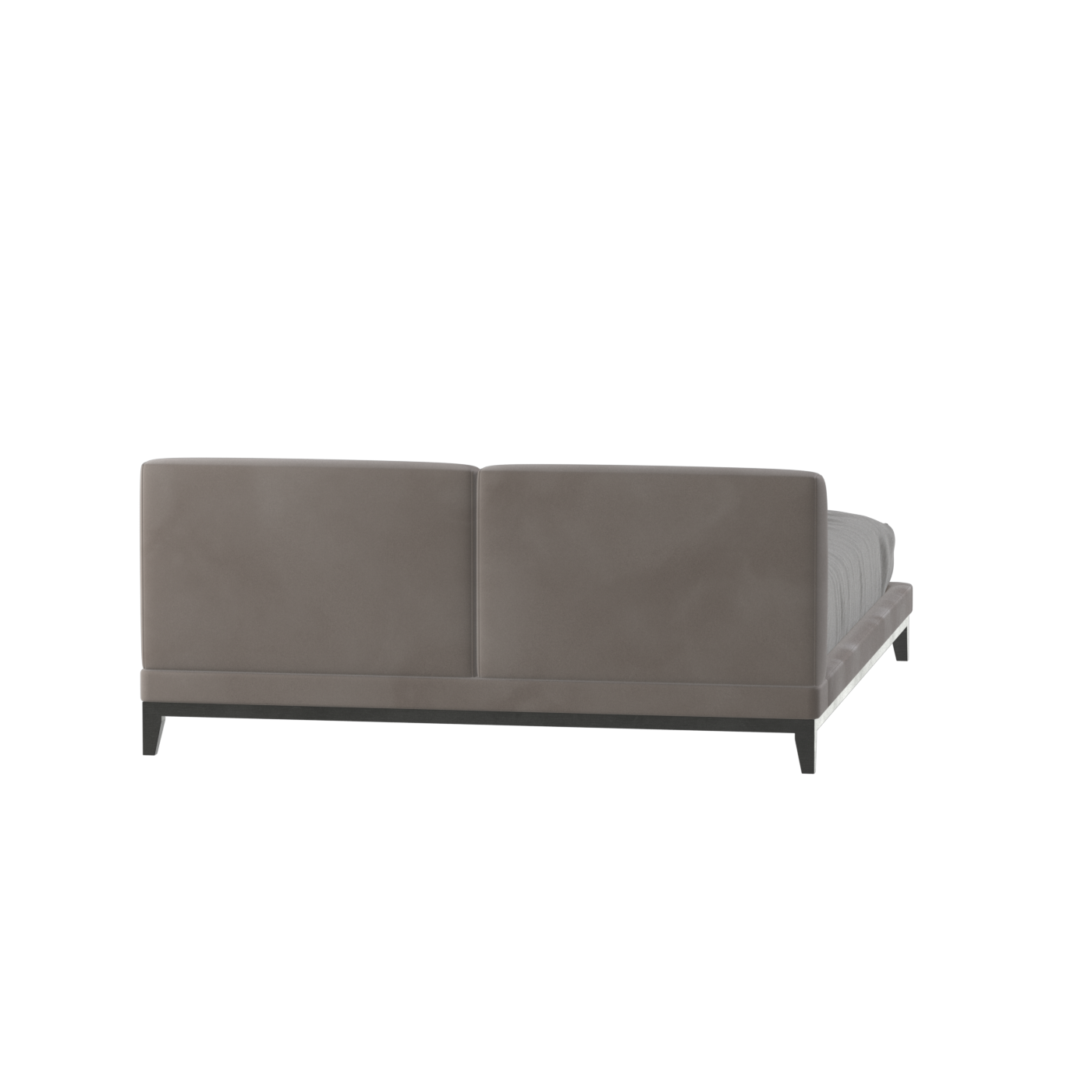 Infinity Upholstered Double Bed with Elegant Headboard