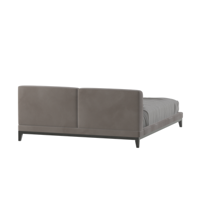 Infinity Upholstered Double Bed with Elegant Headboard